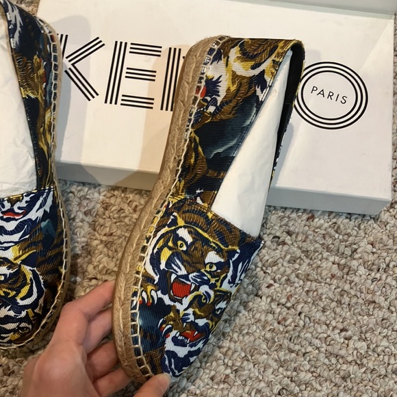 Kenzo Shoes Tiger-Print Slip On Espadrilles EU 36 - Picture 6 of 8